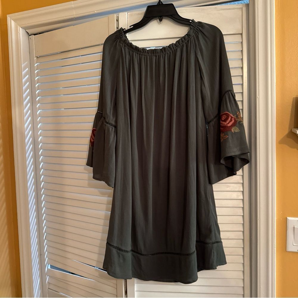 Unbranded Women's Green and Khaki Dress